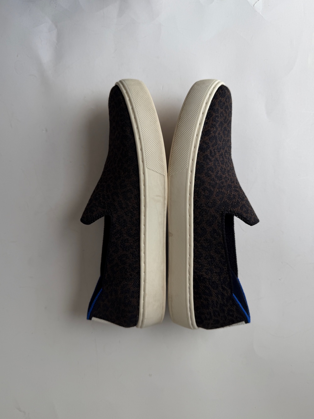 Rothy’s The Sneaker Slip On Shoes Espresso Spot Black Brown Knit Women’s Sz 7 - Picture 11 of 13